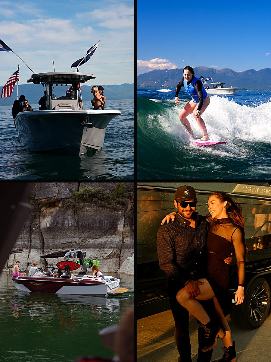ModrnDayMedia on-the-water content collage