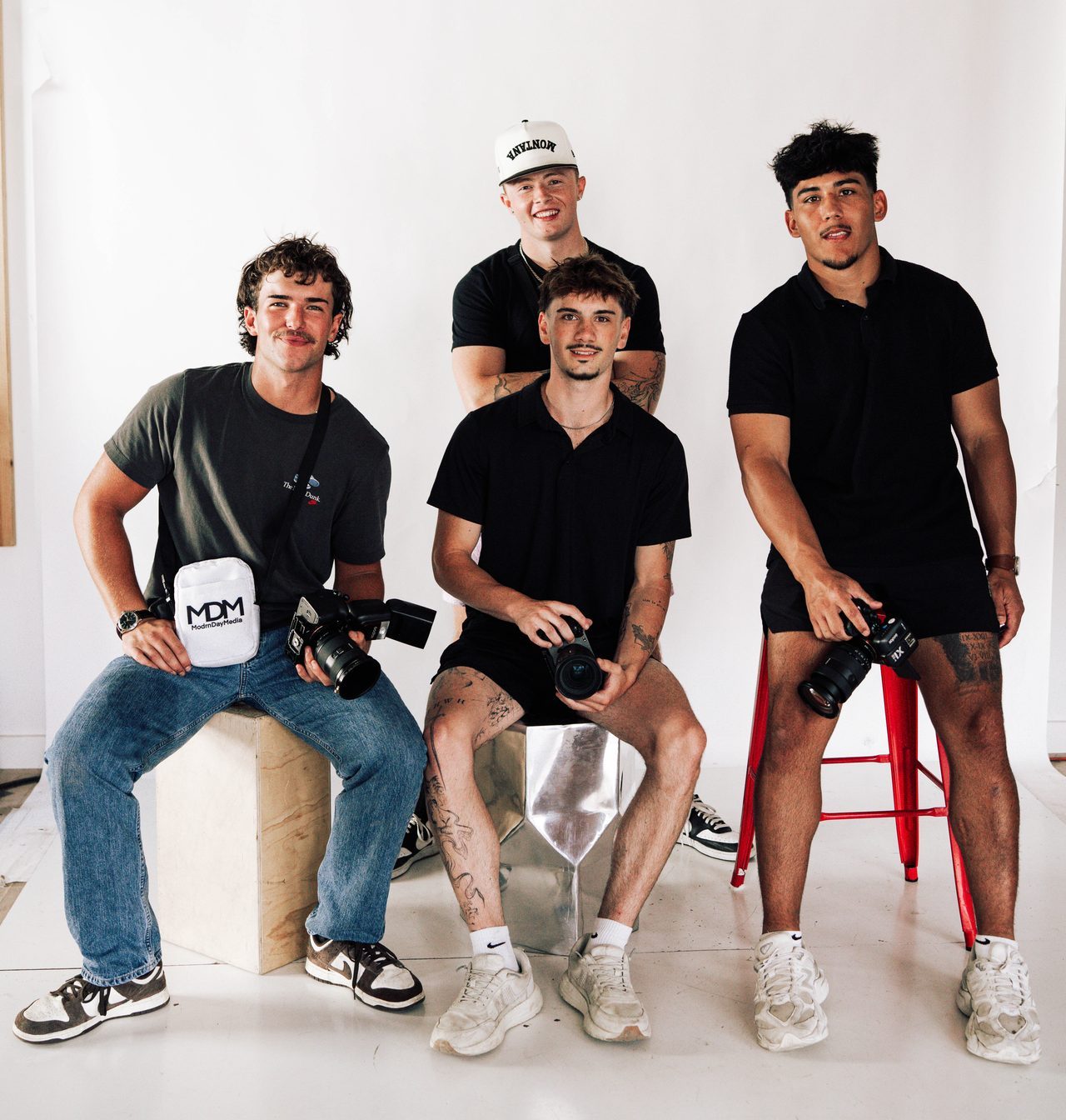 ModrnDayMedia crew in studio
