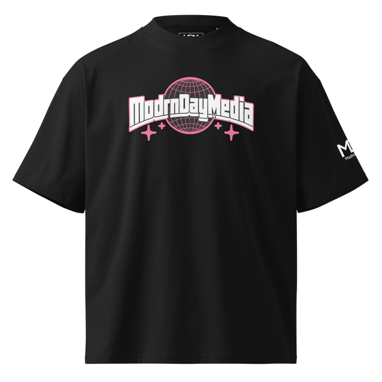 ModrnDayMedia oversized tee — 360° view